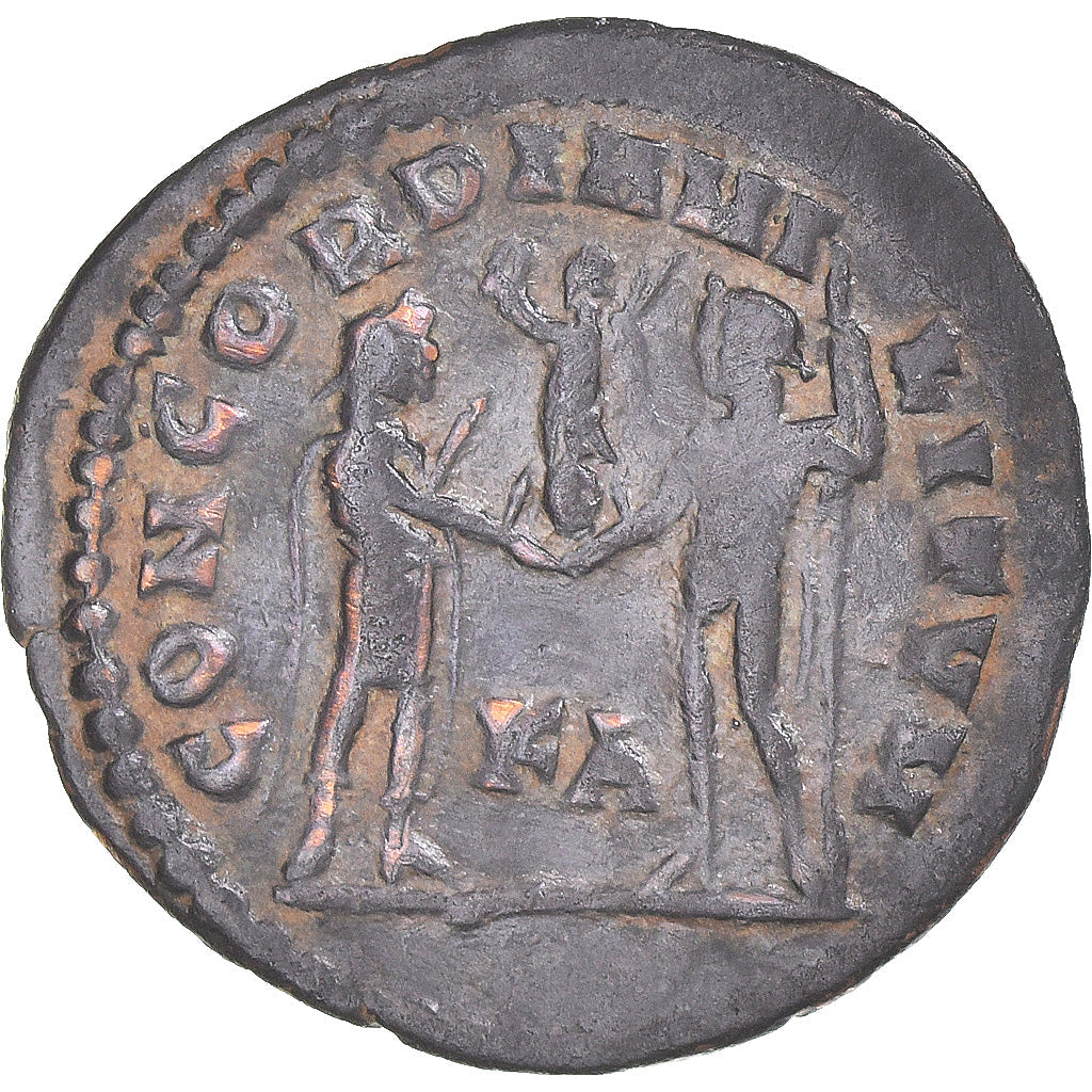 Coniare,
Galerio,
Æ frazione radiata