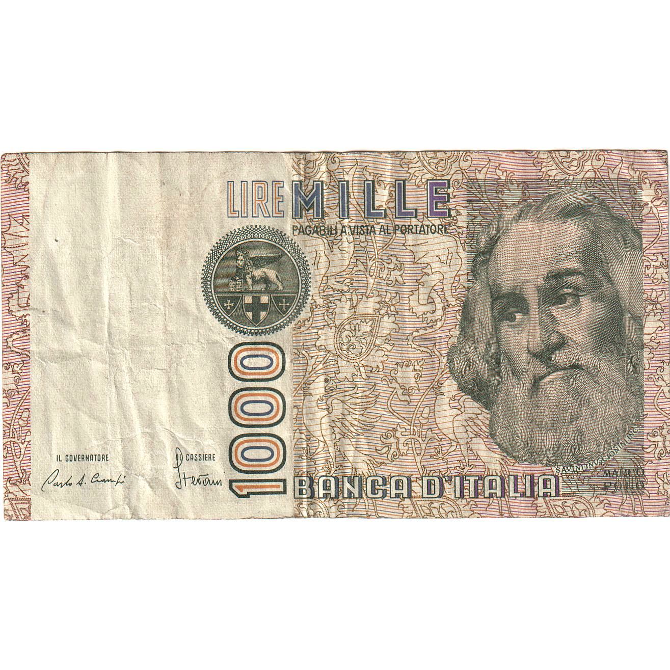 Italia,
1000 lire,
1982