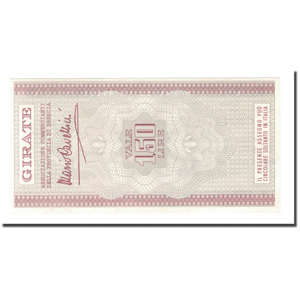 Banconota,
Italia,
150 Lire
