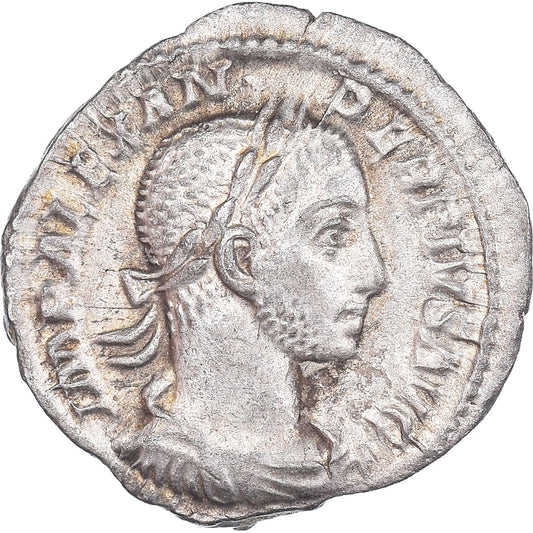 Coniare, 
  
  Severo Alessandro, 
  
  Denario