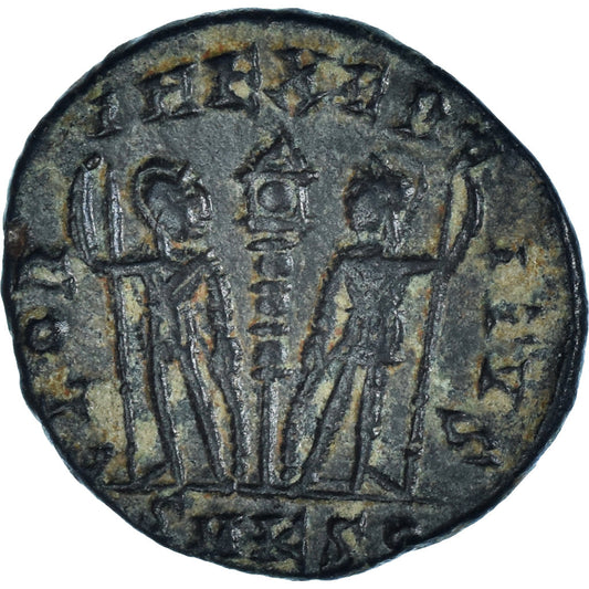 Coniare, 
  
  Costanzo II, 
  
  Bronzo Æ