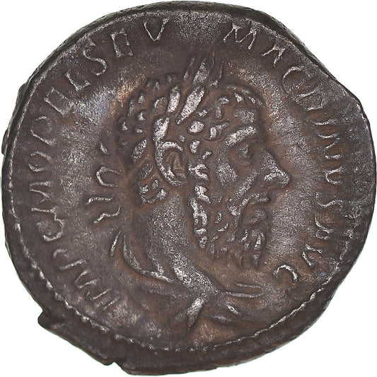 Coniare, 
  
  Macrino, 
  
  Denario