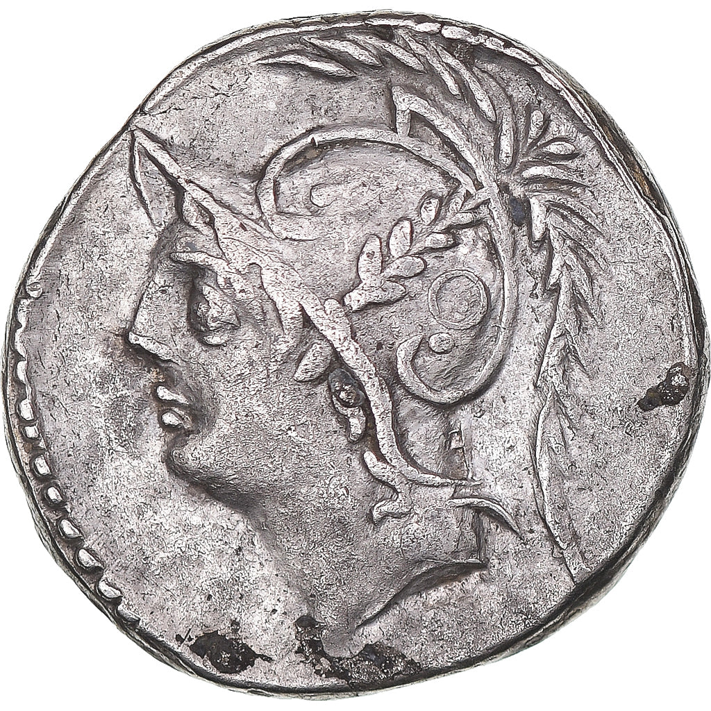 Coniare, 
  
  Q. Minucius Thermus M. f., 
  
  Denario