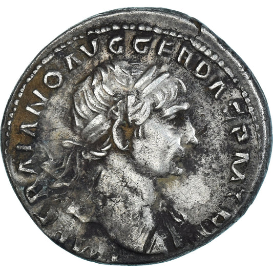 Coniare, 
  
  Traiano, 
  
  Denario
