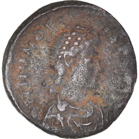 Coniare, 
  
  Onorio, 
  
  Follis