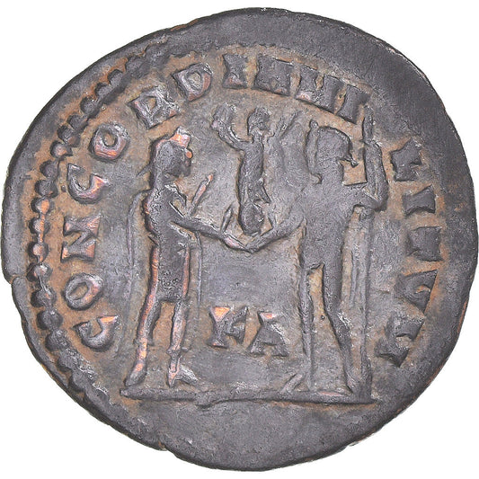 Coniare, 
  
  Galerio, 
  
  Æ frazione radiata