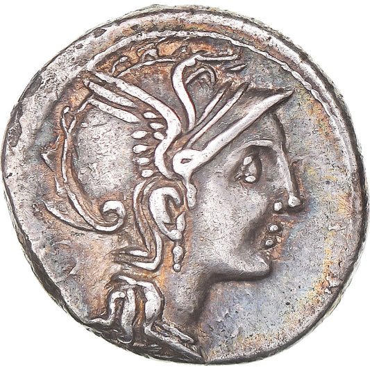 Coniare, 
  
  Manlia, 
  
  Denario