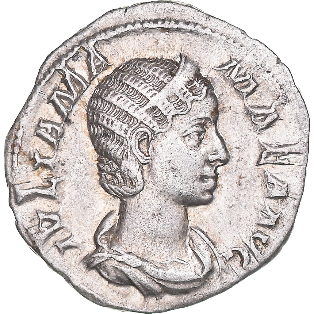 Coniare, 
  
  Giulia Mamaea, 
  
  Denario