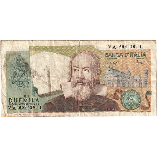 Italia, 
  
  2000 lire, 
  
  1973