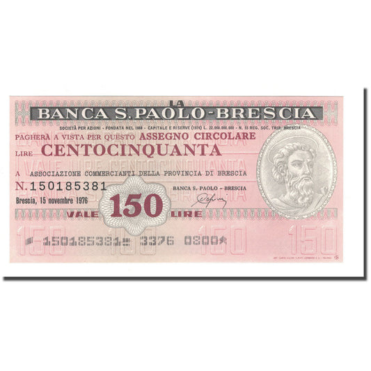 Banconota, 
  
  Italia, 
  
  150 Lire